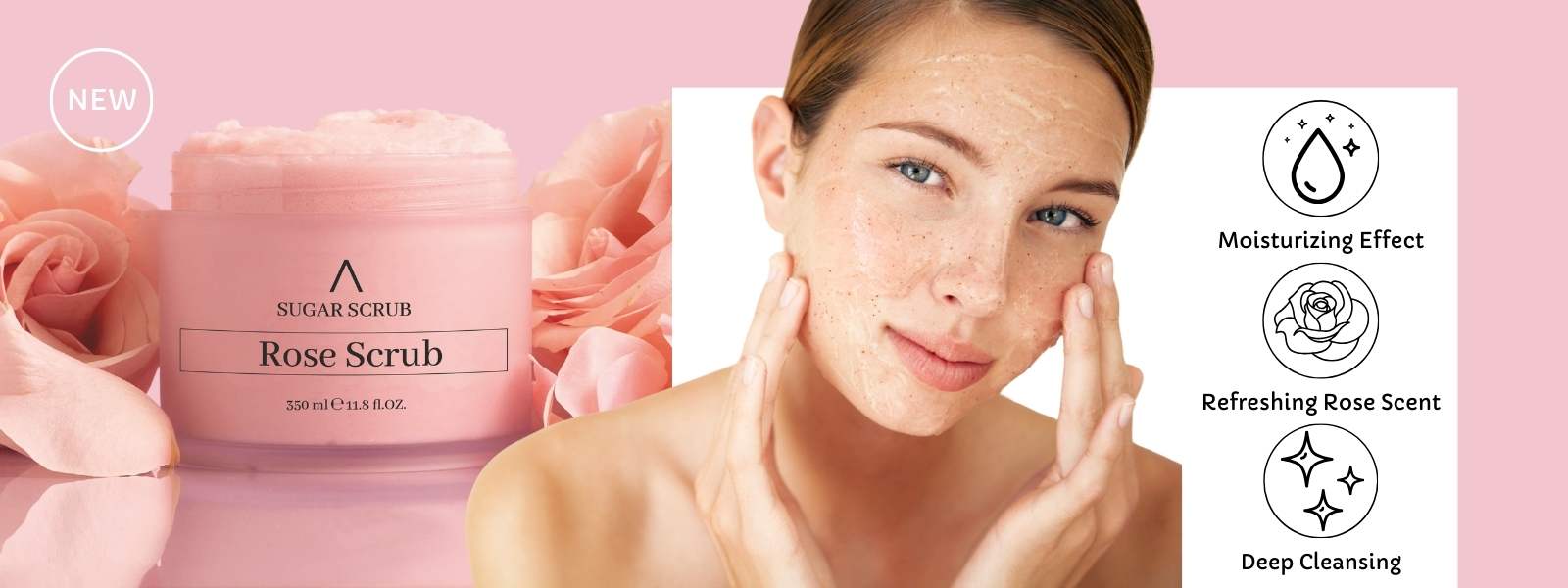 Rose Body Peeling Scrub